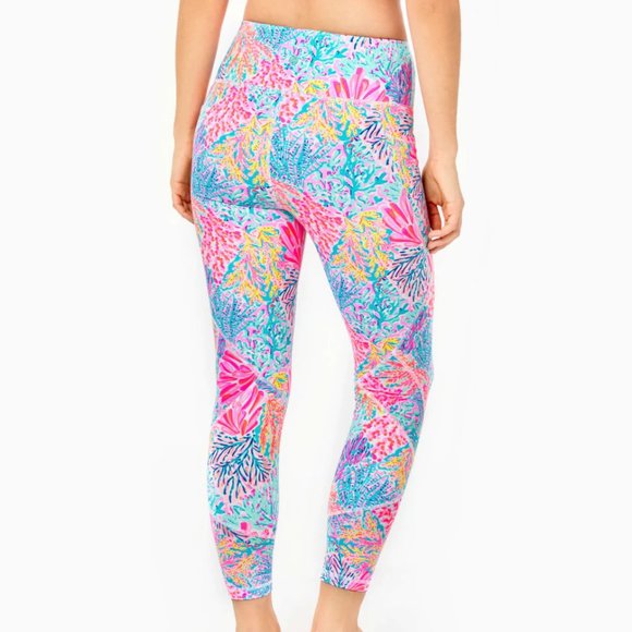 NWT Lilly Pulitzer Luxletic 24" Weekender High-Rise Midi Legging XS - Picture 3 of 4